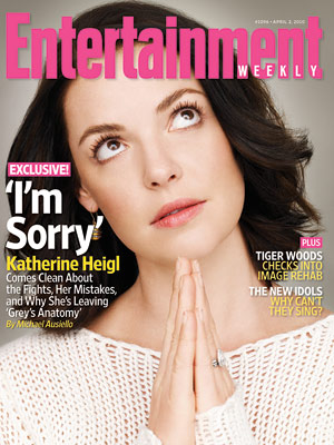 Katherine Heigl on Entertainment Weekly cover