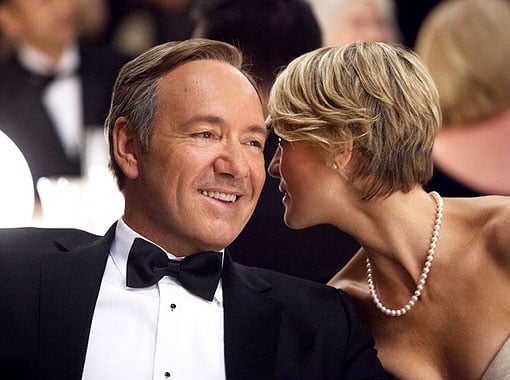 Kevin Spacey and Robin Wright in 'House of Cards'