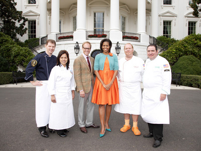 Michelle Obama on Iron Chef America