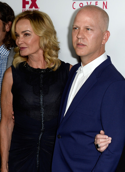 Jessica Lange and Ryan Murphy