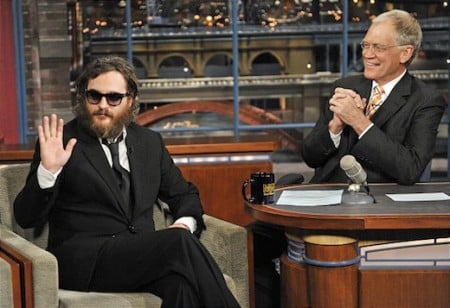 Joaquin Phoenix on David Letterman
