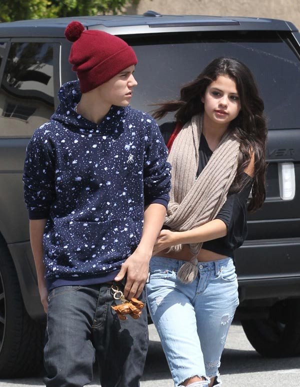 Justin Bieber and Selena Gomez