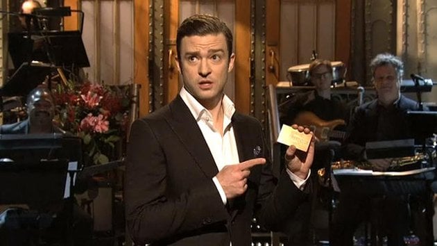 Justin Timberlake on 'SNL' last Saturday night