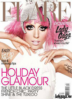 Lady Gaga on the cover of Fame