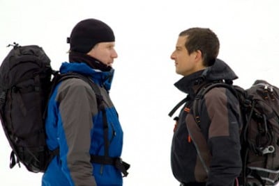 Will Ferrell and Bear Grylls on Man vs. Wild