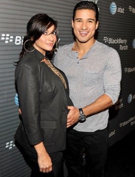 Mario Lopez and Courtney Mazza