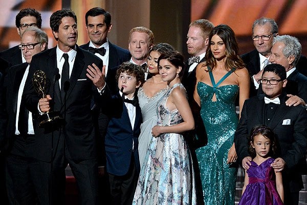 The Modern Family cast at the Emmys