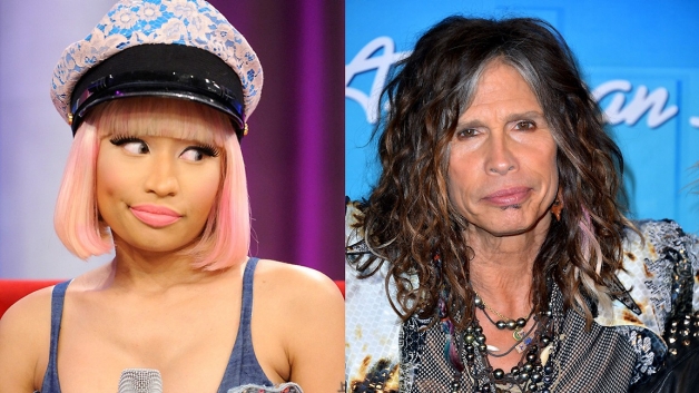 Nicki Minaj and Steven Tyler