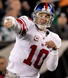 Eli Manning of the NY Giants