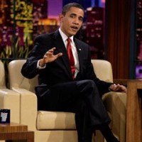 President Barack Obama on The Tonight Show