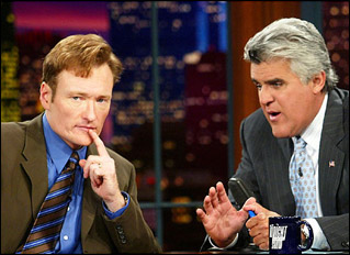 Conan O'Brien and Jay Leno