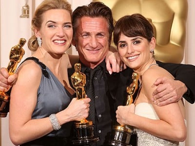 Kate Winslet, Sean Penn and Penelope Cruz