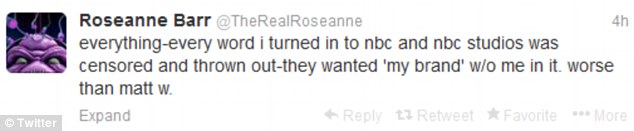 Roseanne Barr's Twitter