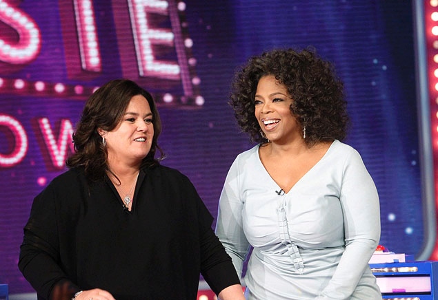 Rosie O'Donnell and Oprah