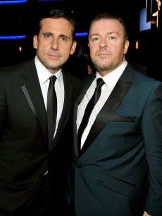 Steve Carell and Ricky Gervais