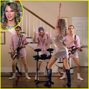 Taylor Swift, Pete Wentz, Rivers Cuomo, and Travis Barker appear in new Band Hero commercial