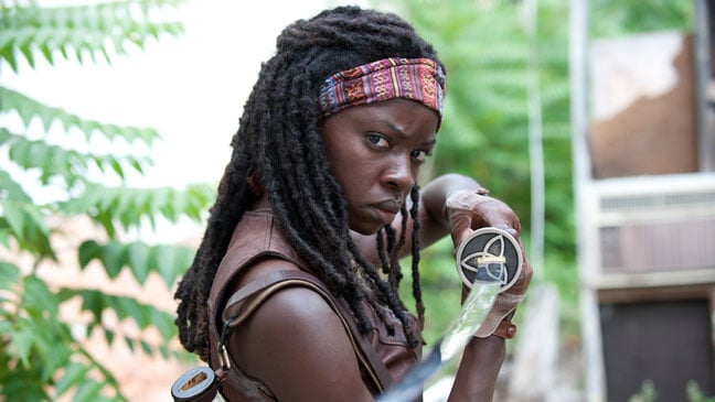 Michonne, played by Danai Gurira