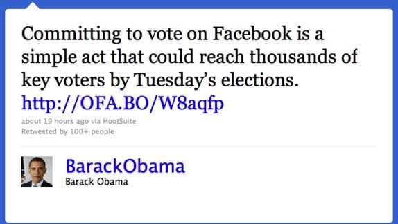 barack obama facebook