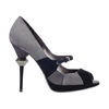 Gray suede Miu Miu pumps