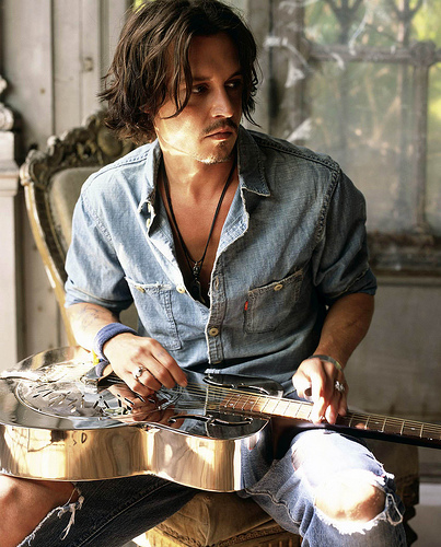 Depp as Musician Boyfriend