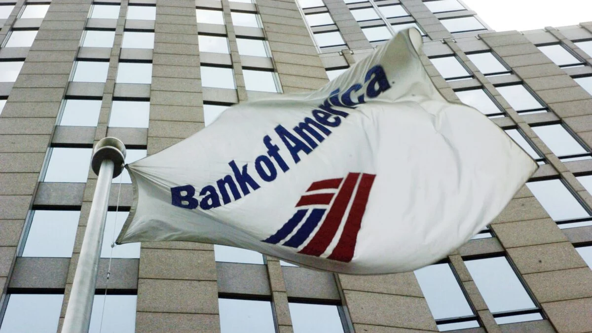 A Bank of America branch exterior