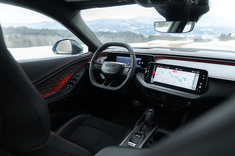 Official 2026 Dodge Charger R/T press image: dashboard, digital displays and center console