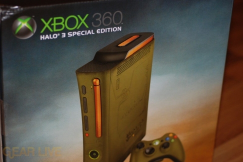 Xbox 360 Halo 3 Special Edition pictured on box - Xbox 360 Halo 3 ...