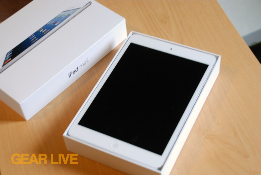 iPad mini box opened - Apple iPad mini white unboxing | Full Size ...