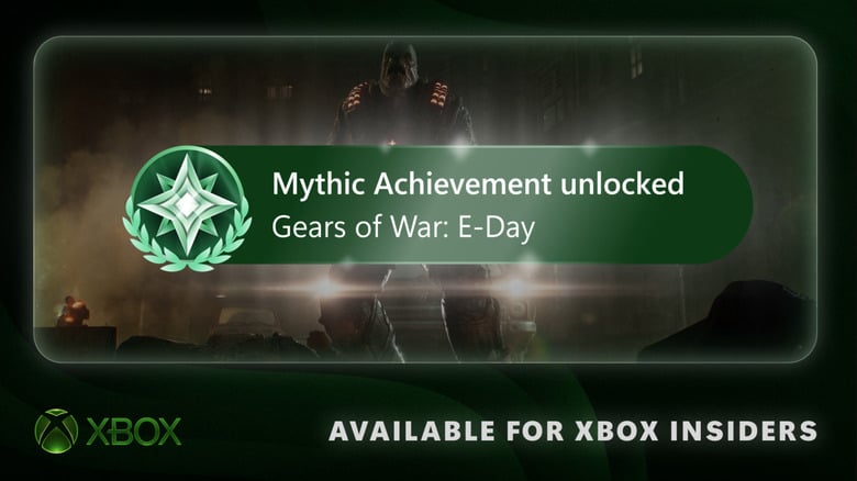 Xbox Mythic Achievement heroic frame shown on a player profile